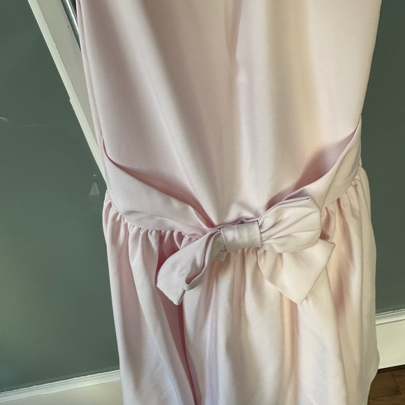 Janie and Jack Light Pink Dress with Bow - Picture 2 of 6